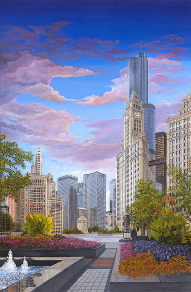 Chicago Pioneer Court Artwork